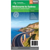 Hema Melbourne to Sydney Map - Featuring Gippsland (4th Edition)