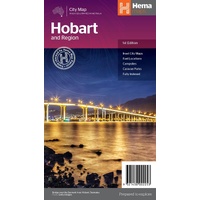 Hema Hobart & Region Map - City Map (1st Edition)