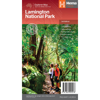 Hema Lamington National Park Map - 24 Walks, 1:25,000