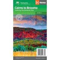 Hema Savannah Way Map - Cairns to Broome (5th Edition)