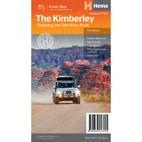 Hema The Kimberley Map - Featuring the Gibb River Road (15th Edition)