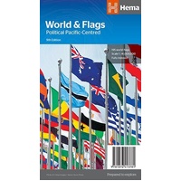 Hema World & Flags Map - Political Pacific-Centred (9th Edition)