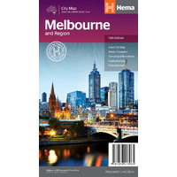 Hema Melbourne & Region Map - City Map (13th Edition)