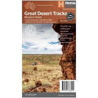 Hema Great Desert Tracks Western Sheet Map (9th Edition)