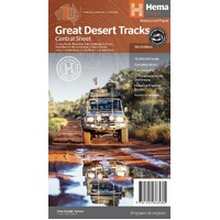 Hema Great Desert Tracks Central Sheet Map (9th Edition)