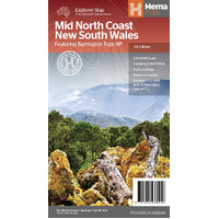 Hema Mid North Coast New South Wales Map - Featuring Barrington Tops (1st Edition)