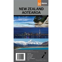 Hema New Zealand Aotearoa Map (6th Edition)