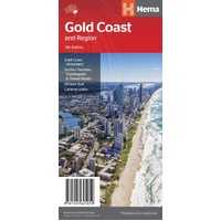 Hema Gold Coast & Region Map - Including Hinterland (9th Edition)