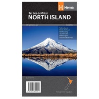 Hema North Island New Zealand Map - Te Ika-a-Maui (8th Edition)