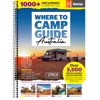 Hema Where to Camp Guide Australia - 5,500+ Campsites & Caravan Parks