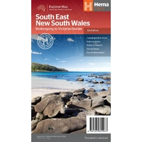 Hema South East New South Wales Map - Wollongong to Victorian Border (5th Edition)