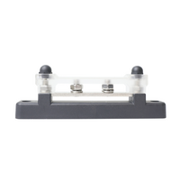 M6 4 Point 150A Busbar Black