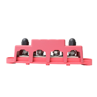 M8 4 Point 250A Busbar Red