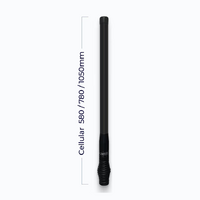 Zetifi Smart Antenna Core 3dBi UHF & 4dBi Cellular 780mm Gloss Black