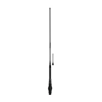 Uniden AT880BKTWIN Elevated Feed Fibreglass Whip UHF Antenna Kit | Black | 6.6 + 3.0 dBi