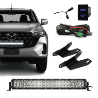 Mazda BT-50 2024+ Behind Grille Dual Row Light Bar Kit