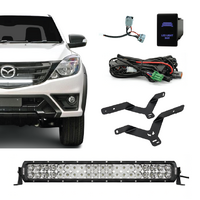 Mazda BT-50 2020-2024 Behind Grille Dual Row Light Bar Kit