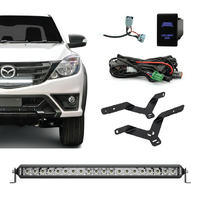 Mazda BT-50 2020-2024 Behind Grille Single Row Light Bar Kit