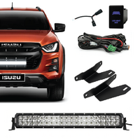 Isuzu D-MAX (Aug 2020 to April 2024) Behind Grille Dual Row Light Bar Kit