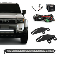 Toyota Land Cruiser Prado 250 Series Behind Grille Single Row Light Bar Kit
