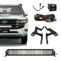 Toyota Land Cruiser 300 Series Behind Grille Dual Row Light Bar Kit