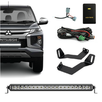Mitsubishi Triton MR Behind Grille Single Row Light Bar Kit