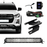 Isuzu MU-X 2021-2024 Behind Grille Dual Row Light Bar Kit