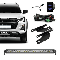 Isuzu MU-X 2021-2024 Behind Grille Single Row Light Bar Kit