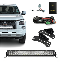 Mitsubishi MV Triton Behind Grille Dual Row Light Bar Kit
