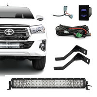 Toyota Hilux N80 SR5 2015-2020 Behind Grille Dual Row Light Bar Kit
