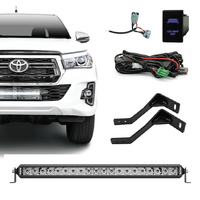 Toyota Hilux N80 SR5 2015-2020 Behind Grille Single Row Light Bar Kit
