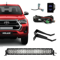 Toyota Hilux N80 2020+ Behind Grille Dual Row Light Bar Kit