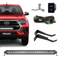 Toyota Hilux N80 2020+ Behind Grille Single Row Light Bar Kit