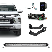 Mitsubishi Pajero Sport Behind Grille Single Row Light Bar Kit