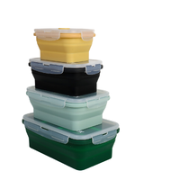 Supex Collapsible Rectangle Containers | 4 Pack