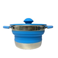 Supex Collapsible Saucepan | Blue | 1L