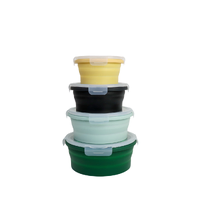 Supex Collapsible Round Containers | 4 Pack
