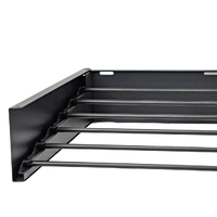 Supex Caravan Wall Mounted Drying Rack | Black