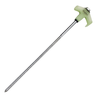 Supex Glow-In-The-Dark Hard Ground Screw-In Peg | 300mm | Single