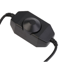 Rotary Dimmer On / Off Switch with Waterproof Plugs for LED Strip Lights