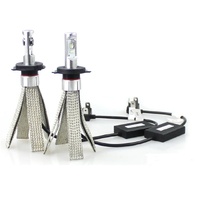 H4 Hi/Low Beam LED Headlight Bulb Globe Upgrade Kit 5700K w/ Canbus