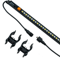 100cm Dual Colour Dimmable Magnetic LED Strip  White / Orange IP68 Waterproof