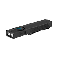 Olight ArkPro Flat EDC Torch with Flood, Spot, UV & Green Laser - Matte Black