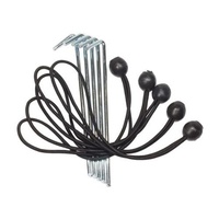 Supex Privacy Screen Bungees | 35cm | 6 Pack