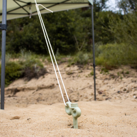 Supex Screw-In Sand Pegs Kit | 6 x 40cm