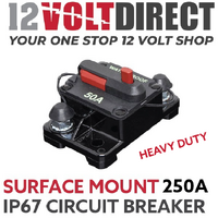 Surface Mount IP67 Waterproof Circuit Breaker [Size: 250A Heavy Duty]