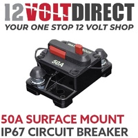 50A Surface Mount IP67 Waterproof Heavy Duty Circuit Breaker