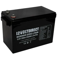 12 Volt Direct 200ah Compact Weekender Series LiFePo4 Lithium Battery