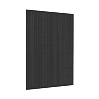 12 Volt Direct 130W Low Profile Solar Panel Kit 1000 x 670 x 17mm Black with Optional Mounting Brackets