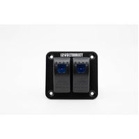Twin Switch Panel - Blue